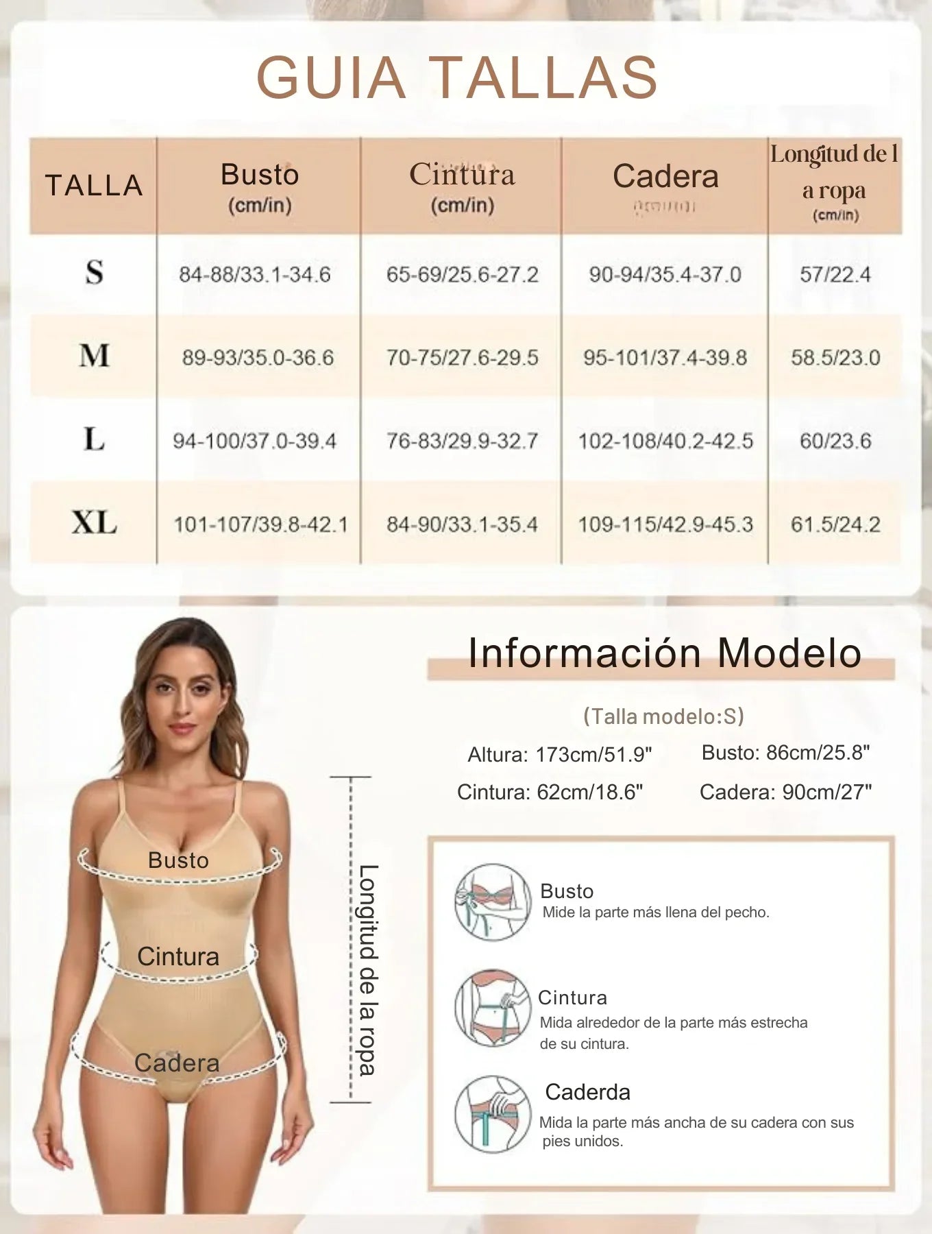 Body Moldeador - Reduce 2 tallas al instante